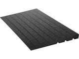 Rubber Ramp, 7.62 cm Rise Ramp Doorway, 3 Channels Cord Cover Rubber Solid V952-WFSLYP24X42X3I8PSV0