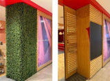 Premium Natural Buxus Hedge Panels UV Resistant 1m X 1m V637-DP1016346