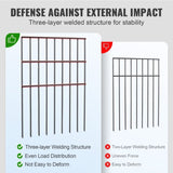 VEVOR Garden Fence, No Dig Fence 44cm Animal Barrier Fence, Underground Decorative Garden V952-JSWL1713INCH25Y8XV0