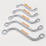 S-Style Box Wrench Set Metric S-Style Wrench with Double , S-Shaped Wrench for Vehicle Maintenance V1366-AZ2-W-08057