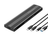 Oxhorn USB C 3.2 Gen 2 M.2 NVMe NGFF Enclosure 10 Gbps BM Key M.2 NVMe SSD up to 4TB V1202-V2-NAO-UM-311B
