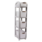 Thickened Enlarged Basket Shelf Cart Multi Layers Storage Rack Removable Floor Standing Multi Layer V1294-YM0901-3117230267313