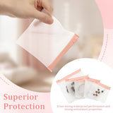 50-Pack Clear Jewelry Storage Bags, Water Resistance, Lightweight and Portable, for Trinket Key V1366-AZ2-W-15148