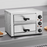 VEVOR Electric Countertop Pizza Oven 12" Adjustable Temperature 0-120Min Timer V952-CLMDRPSLSCSXXHD6UV3