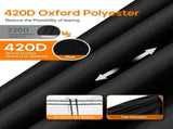 Heavy Duty 420D Oxford Golf Cart Cover with PU Coating, Waterproof Windproof UV-Resistant Storage V1341-ZY-CCG3UJ8K-F-420D