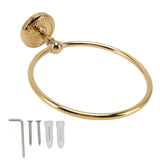 Towel Golden Wall Mounted Glossy Hand Feel Decorative Copper Stainless Steel Bathroom Towel V1294-YM0521-3112220085111