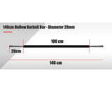Aerobic Weight Bar 140cm - Hollow Barbell Bar V1409-SKU-10036