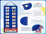 Visual Schedule Chart for Kids,Toddler Daily Chore/Bedtime Routine Chart with 70 Cards,Kids Visual V1192-AZ-W-31137