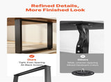 Table Legs, 750 x 900 mm Square Steel Furniture Legs, Modular Design, Easy Assembly, 1000 kg V952-ZTCFKFX2835II5NSO001V0