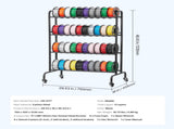 3D Printer Filament Storage Rack, 4 Tier Heavy Duty Storage Shelf, Rolling Filament Spool Holders V952-3DDYSNJYDSSCMA4RR001V0