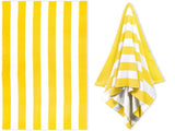 Large Oversized Beach Towel - Big Size Cotton 35 x 70 Inch Striped Pool Towel, Large Cabana Soft V1189-LWWAL-20260401-05589