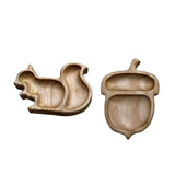Tray Wood Snack Tray Wood Platter Snack for Everyday Kitchen Party Restaurant Serving Tray Snack V1369-AZ3-W-01765