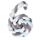 Baby Braided Crib Bumper Long Baby Nursery Cushion Knot Soft Snake Pillow V1294-YM0901-JY25528-01
