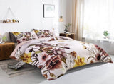 Floral Comforter Set, King Size, Blush Floral 3-Piece Bedding, Soft Microfiber for All Seasons V745-MAB010807AJ3