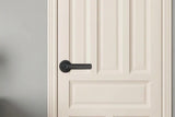 5 in 1 Smart Door Lock Fingerprint Door Knob with IC Cards and Backup Keys - Black V1263-JX-6264-2