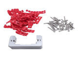 24PCS Metal Wall Plate Spacers 96PCS Electric Receptacle Box Outlet Spacers Set with Stainless Steel V1294-YM0901-3114240100211