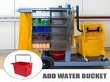Cleaning Bucket Plastic Bucket With Handle For Window Cleaning Utility Bucket For Office Use 1Set V1192-AZ-W-24813