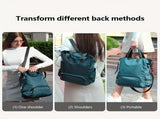 Travel Backpack Multifunctional Backpack Stylish Backpack Durable Travel Bag - Black - Size L V1347-127-63515-BLK-L