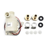 12V Solar Water Circulating Pump Low Noise Brushless Motor Water Pump Waterproof Heater Solar V1370-AZ4-12546
