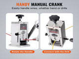 Manual Wire Stripping Machine, 0.06''-1.5'' Copper Stripper with Hand Crank or Drill Powered, V952-BXJYSS11538MMUD21V0