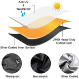 Lawn Mower Cover, Waterproof Heavy Duty Push Mower Covers Outdoor, Dust UV Protection, Universal V1370-AZ4-05726