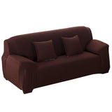 Coffee Color Dustproof Elastic Soft Polyester Sofa Cover Protector Furniture SlipcoversDouble People V1294-YM0901-3117200110012