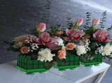8 Pieces Cage Floral Foam for Square Floral Foam Cage Flower Holder with Floral Foam for V1192-AZ-W-22107