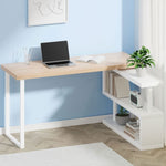 Artiss Computer Desk Bookshelf 140CM DESK-CORNER-140