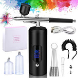 Wireless Airbrush Machine with USB Charging, 3 Speed Modes, Compatible with Nail Art Cake Decorating V1188-MS-325-0102