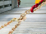 Transport Binder Chain, 2222 kg Working Load Limit, G80 Tow Chain Tie Down with Grab Hooks, DOT V952-ZGTLJZMGDXZYJUZEDV0