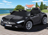 Kids Electric Ride On Car Licensed Outdoor Toys Cars Music Remote Black RCAR-CLS350-LS-BK
