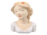 Modern Ceramic Face Vases Decorative Modern Style Shy Girl Flower Lady Head Vase for Unisex Plants V1294-YM0706-3115230067211