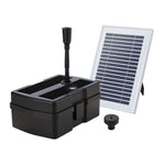 Gardeon Solar Submersible Water Pond Fountain Pump with Filter Box 4.6FT 470L/H FOUNT-POND-B-470-BOX