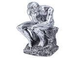 Thinker Statue European Style Resin Character Sculpture Home Office Bookshelf OrnamentSilver V1294-YM0901-3115210043911