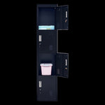 4-Door Vertical Locker for Office Gym Shed School Home Storage V63-832541