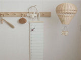 Hand-Woven Rattan Hot Air Balloon Children's Room Wall Decoration Bohemian Nursery Decoration Photo V1370-AZ4-07546