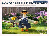 Gardener Porch Goose Outfit, Weather Resistant Fabric, Resists Fading, Cracking and Peeling, for 23 V1366-AZ2-W-15556