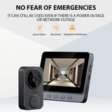 Wireless Visual Intercom Doorbell With Hd Screen V728-LP1005007477043061