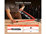 762mm/30" Hand Swager, Swaging Tool for 5/32", 1/4" and 5/16" Aluminum/Copper Sleeves V952-YJQ30YC0000000001V0