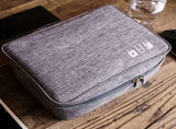 Navy Blue Data Storage Bag - Organizer for Cables, Chargers & Tech Accessories V1192-GMCS-0820-005