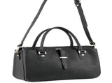 Morrissey Italian Womens Structured Leather Handbag Ladies Bag - Black V563-MO-3159-BLK