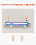 UV Water Purifier, 12W 1GPM, 220V Versatile Ultraviolet Water Purifier Filter with Stainless Steel V952-SJHXTUV12W4GEMV6YV3