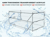 Alston 2-Tier Bakery Display Case Pastry Acrylic Cupcake Donuts Cake Pastry Clear Display V985-BAKERYDISPLAYCASE