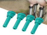 4Pcs Milking Machine Lining Green Silicone Milk Liner for Cattle Cow Livestock Tools V1294-YM0901-3111200285811