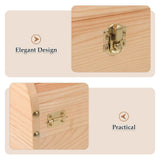 Luxurious Beige Wooden Keepsake Box Handcrafted for Home Decor V1192-AZ-W-29793