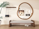 Wooden Frame Wall Mirror - Entryway & Hall Decor V767-YSJ-X112S-V1