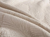 100% Cotton Embossed Ivory Haven Coverlet Bedspread Set V745-MMPAC061121Q13U