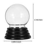2Pcs Clear Glass Snow Globe Jars for DIY Christmas Craft Holiday Decorations V1366-AZ2-W-22099