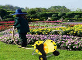 Hose Reel Cart with Wheels - Garden Hose Storage Cart with Handle and Hose Guide V1263-JX-4524