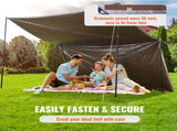 Tarp Waterproof Tarpaulin 20 x 30 ft 10 Mil Plastic Poly Tear UV Resistant V952-FSBWYNZPEPE207MCQV0